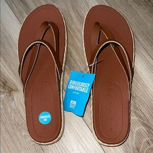 Reef Tan Flip Flops
